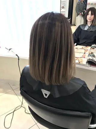 ショート カラー クロスパーマ松永裕久 似合わせカットのヘアスタイル