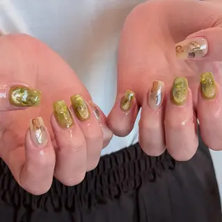 ネイル 🎀 Hiyubi._.nail 🫧所属・🎀フェイ フェイ🫧💗のネイルデザイン