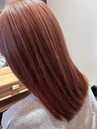セミロング カラー 美髪矯正/平塚/ 磯川楓のヘアスタイル