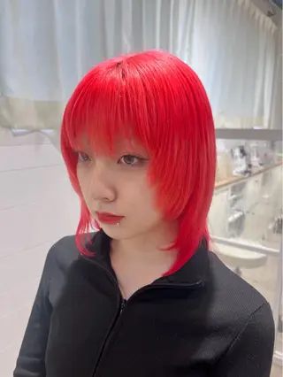 ミディアム モデル募集 セイノチヒロのヘアスタイル