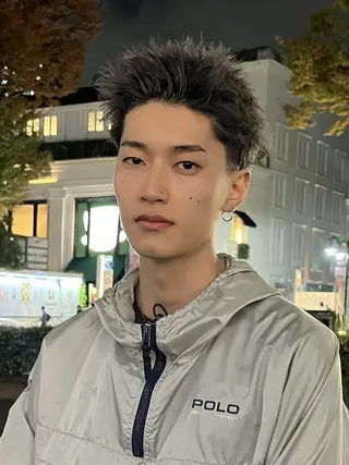 ショート カラー メンズ 渋谷 メンズカット 佐伯 将のヘアスタイル