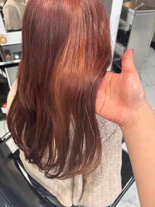 セミロング カラー Halo所属・玖須　綾音 /柔らかい海外ヘア♡のヘアスタイル