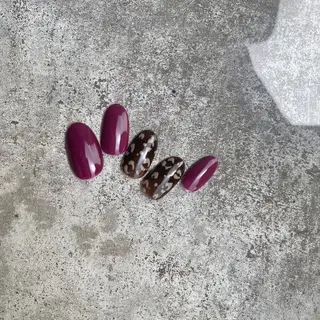 ネイル ⭐︎休業中の練習⭐︎ JNA認定講師髙橋のネイルデザイン