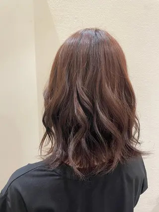 ミディアム カラー ヘアアレンジ 🚀MOEKA ᵕ̈ ハイトーン💫のヘアスタイル