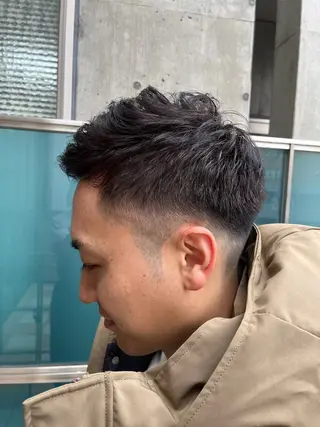 ショート カラー メンズ 久木原 ゆりのヘアスタイル