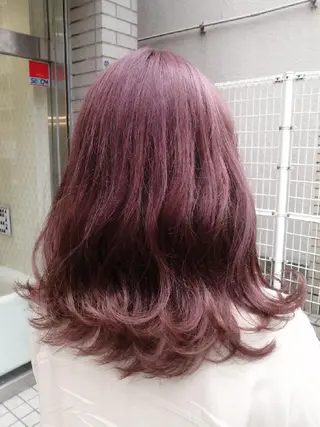 ミディアム カラー sato shoheiのヘアスタイル