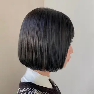 ショート カラー 顔まわりカット🌟 くびれヘア/寺門遥輝のヘアスタイル