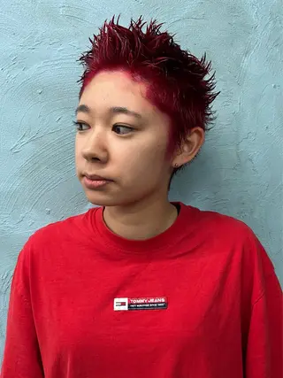 ショート カラー KAH所属・Koichi Satoのヘアスタイル