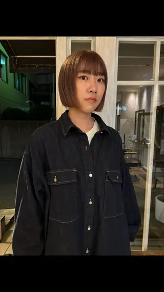 ショート saya/似合わせ /透明感カラーのヘアスタイル