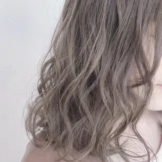 ミディアム ヘアアレンジ カラー GiseL 博多 ジゼル　博多のヘアスタイル