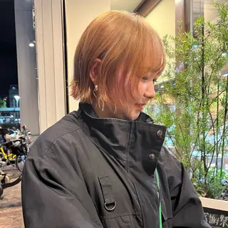 ショート たおちゃん／レイヤー ／透明感カラーのヘアスタイル