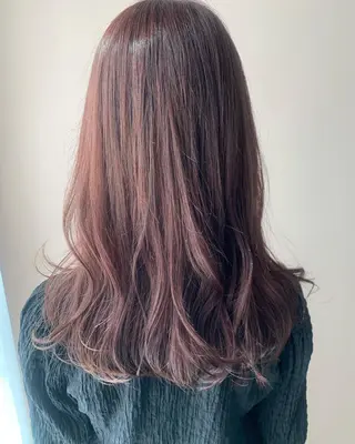 ロング カラー hub hair レイヤー/透明感のヘアスタイル