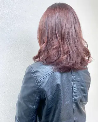 ミディアム カラー 髪質改善/艶髪 やまなかのヘアスタイル