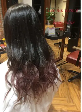 ミディアム セミロング ロング カラー カラー/髪質改善スペ シャリスト宮本 伸一のヘアスタイル