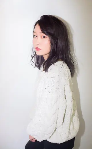 セミロング カラー ダメージレスサロン✨ kayo🌱のヘアスタイル