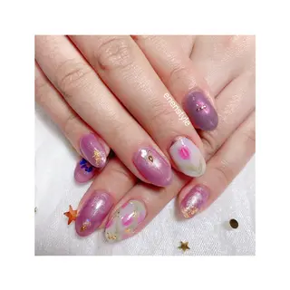 ショート ネイル 👑enen style👑のネイルデザイン