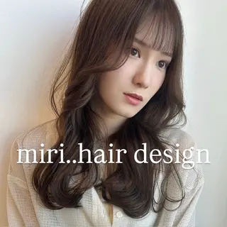 セミロング miri髪質改善 久留米/韓国のヘアスタイル