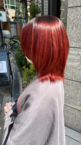 カラー 透明感カラー🫧 高田李胡のヘアスタイル