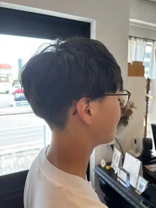 ショート メンズ トリコヘアサロン 新井千智のヘアスタイル