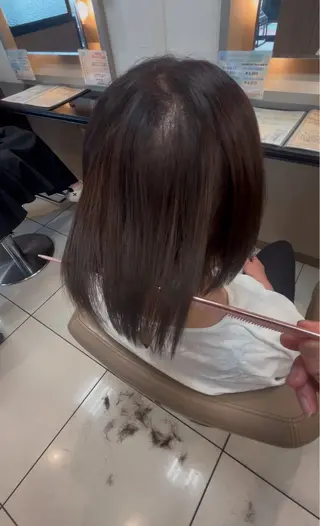 ショート カラー パーマ 💍美髪矯正💍 髪質改善・店長 伊藤のヘアスタイル