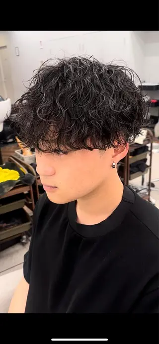 パーマ メンズ 🍐シャドウパーマ メンズ特化/守岡🍐のヘアスタイル