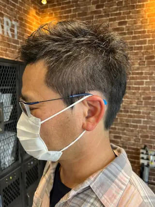 ショート カラー パーマ ヘアアレンジ メンズ キッズ ネイル マツエク・マツパ アイブロウ 久木原 ゆりのヘアスタイル