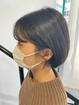 ショート カラー ヘアアレンジ TSUNA 🌙 Lim 五反田のマツエク・マツパデザイン