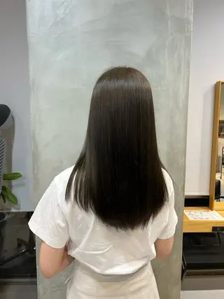 ロング カラー しずく🤍🧸 / fifthパーマのヘアスタイル