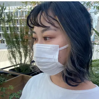 ショート カラー パーマ ヘアアレンジ メンズ キッズ ネイル マツエク・マツパ 久木原 ゆりのヘアスタイル