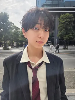 メンズ 韓国風メンズ/垢抜け /メイク男子/キャロのヘアスタイル