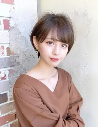ショート 新宿/レイヤー/ amu🫧のヘアスタイル