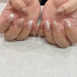 ネイル パラジェルネイル 大人可愛/シンプルのネイルデザイン