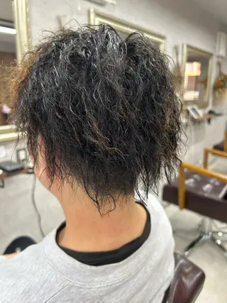 パーマ メンズ Lien 深井店のヘアスタイル