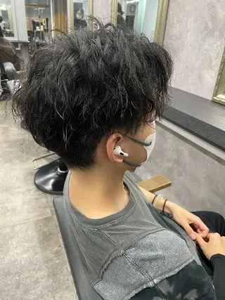 パーマ メンズ 鈴木 大夢のヘアスタイル