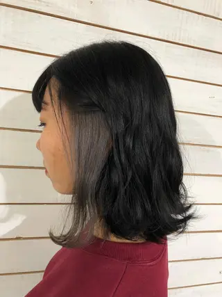 ミディアム カラー 🧡艶髪ちゅるん髪 🫧🧡YUKI❄️のヘアスタイル