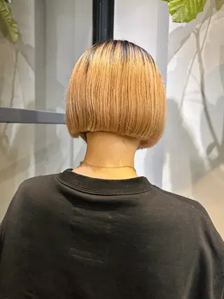 ミディアム hatsune 艶カラーボブ/ロングのヘアスタイル