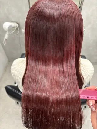 ロング カラー すぐ巻ける縮毛矯正 🍀勝倉　麗のヘアスタイル