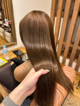 ロング iroha/大阪梅田 /ニュアンスカラーのヘアスタイル