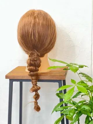 ロング THE PARK キシオカのヘアスタイル