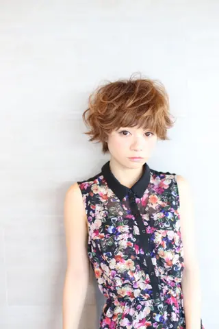 ショート パーマ/ボブ/ 佐々木翔のヘアスタイル