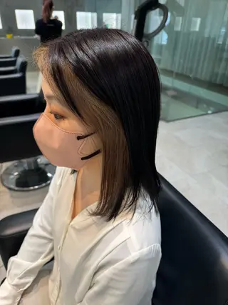 カラー 🍪ﾖｼｲﾊﾙﾈ🍪 ﾗﾍﾞﾝﾀﾞｰｶﾗｰのヘアスタイル