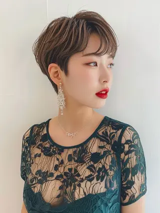 ショート 最強美髪💙ྀི/ アイ兼任👀/ミナルのヘアスタイル