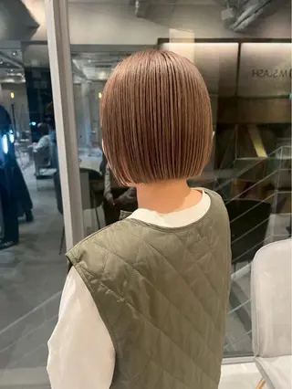 ショート カラー ハイライト/縮毛矯正 /🪽山本唯我のヘアスタイル