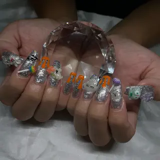 ネイル ハイビスカス ネイルサロンのネイルデザイン