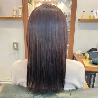 セミロング カラー 木宮 美緒のヘアスタイル