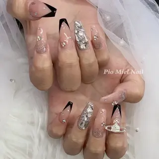 ネイル HANA 長さだしのネイルデザイン