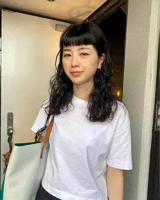 ロング パーマ 🌿ボブ パーマ高橋啓太🌿のヘアスタイル