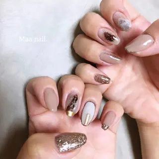 ネイル private_ salon.Leaのネイルデザイン