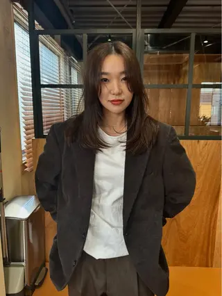 ロング 加藤 悠真のヘアスタイル