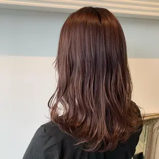 セミロング カラー ヘアアレンジ 山崎 澪 レイヤーカット/大宮のヘアスタイル